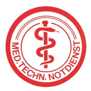 Folienschild „Med.-techn.-Notdienst“