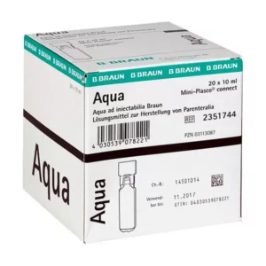 Aqua ad iniectabilia Mini-Plasco connect – B.Braun