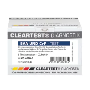 Cleartest SAA und CRP, ein professioneller Schnelltest